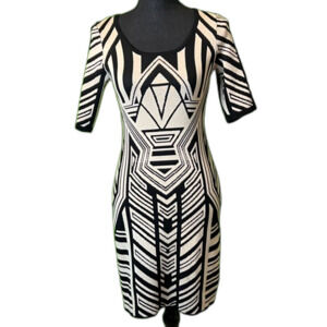 Pink Rose Aztec Print Knit Dress (M)